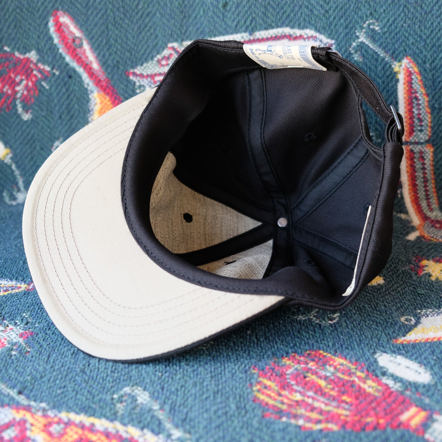 THE HWDOG&CO_D-01028_TWO TONE CAP_Black×Black