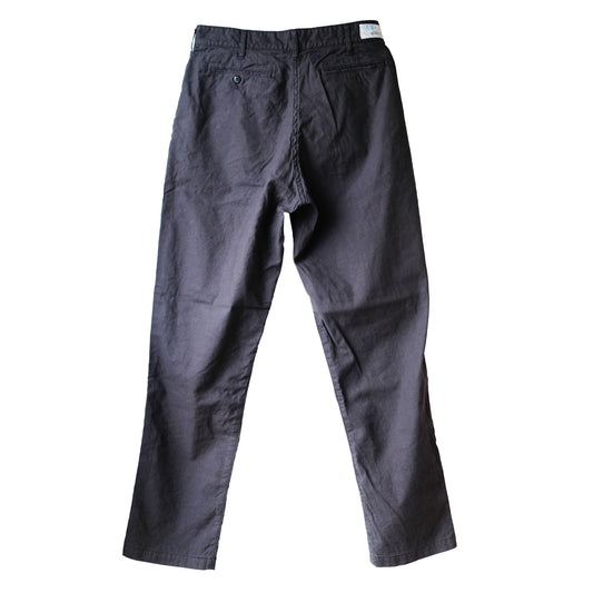 WORKERS_Summer Trousers, 20, Charcoarl Linen Cotton