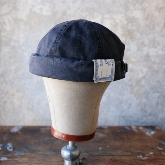 THE H.W.DOG&CO_D-01065_SULFUR WASHED ROLL CAP_Black