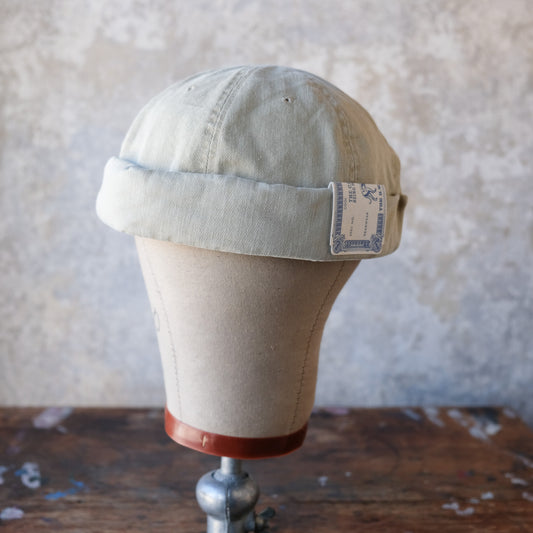 THE H.W.DOG&CO_D-01065_SULFUR WASHED ROLL CAP_Beige
