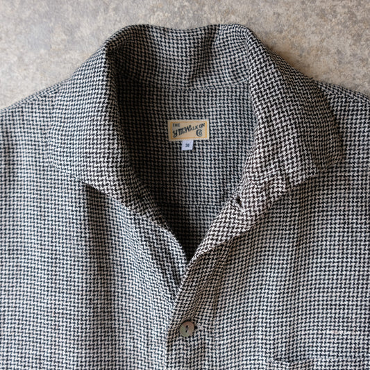 THE YMWALK ON_ITALIAN COLLAR french linen