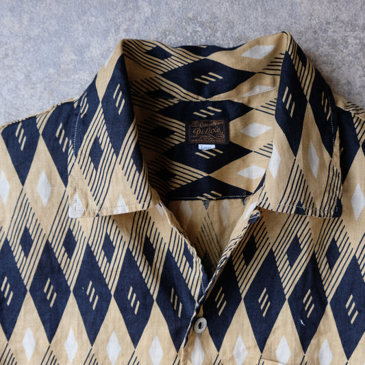 DELUXEWARE_AL-19S_50s ARGYLE_L.MUSTARD