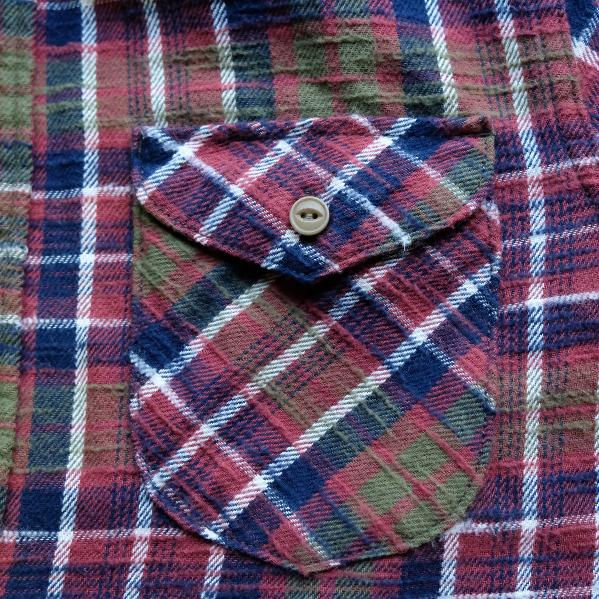 UES_502352_Yarn-dyed heavy flannel shirt_BLUE