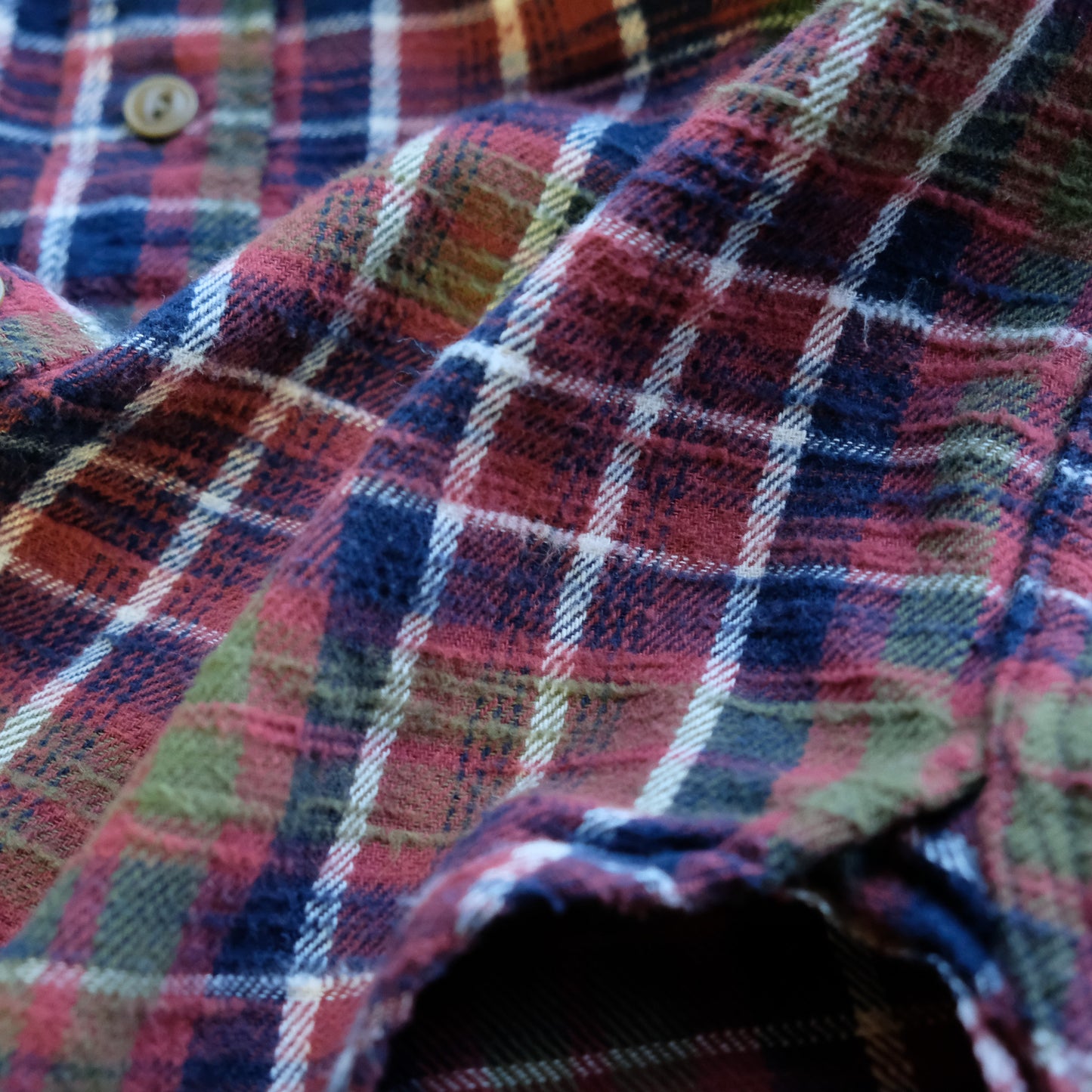 UES_502352_Yarn-dyed heavy flannel shirt_BLUE
