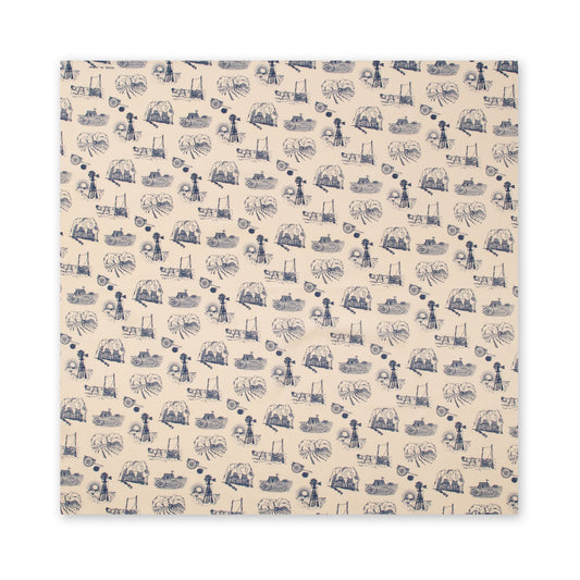 One Ear Brand_“Dust Bowl” Toile 70 x 70