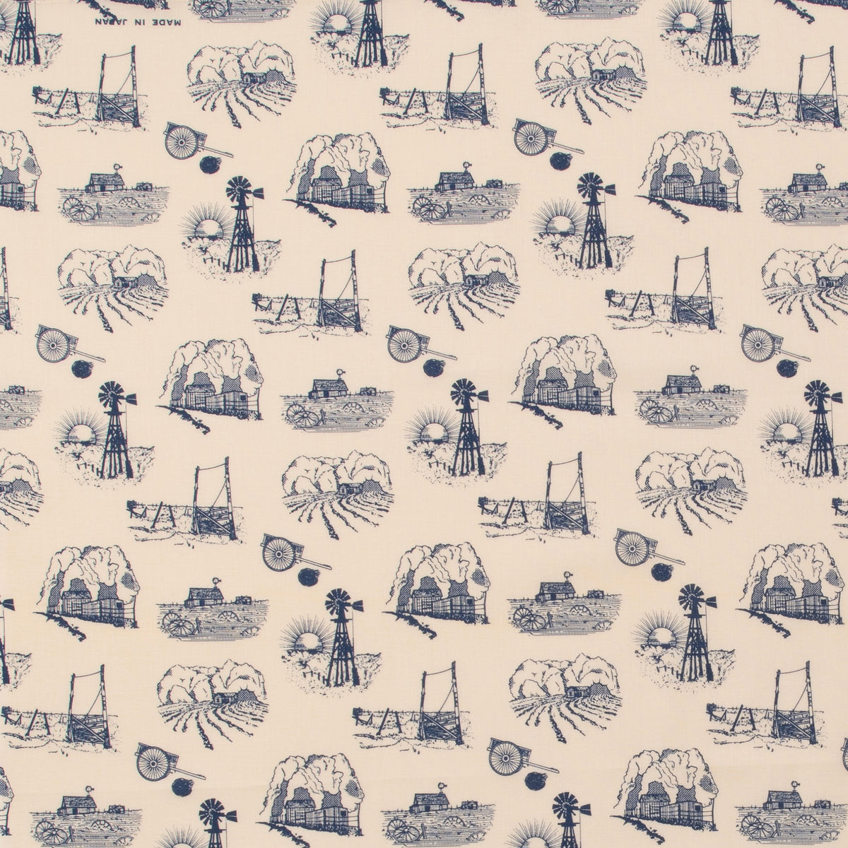 One Ear Brand_“Dust Bowl” Toile 70 x 70
