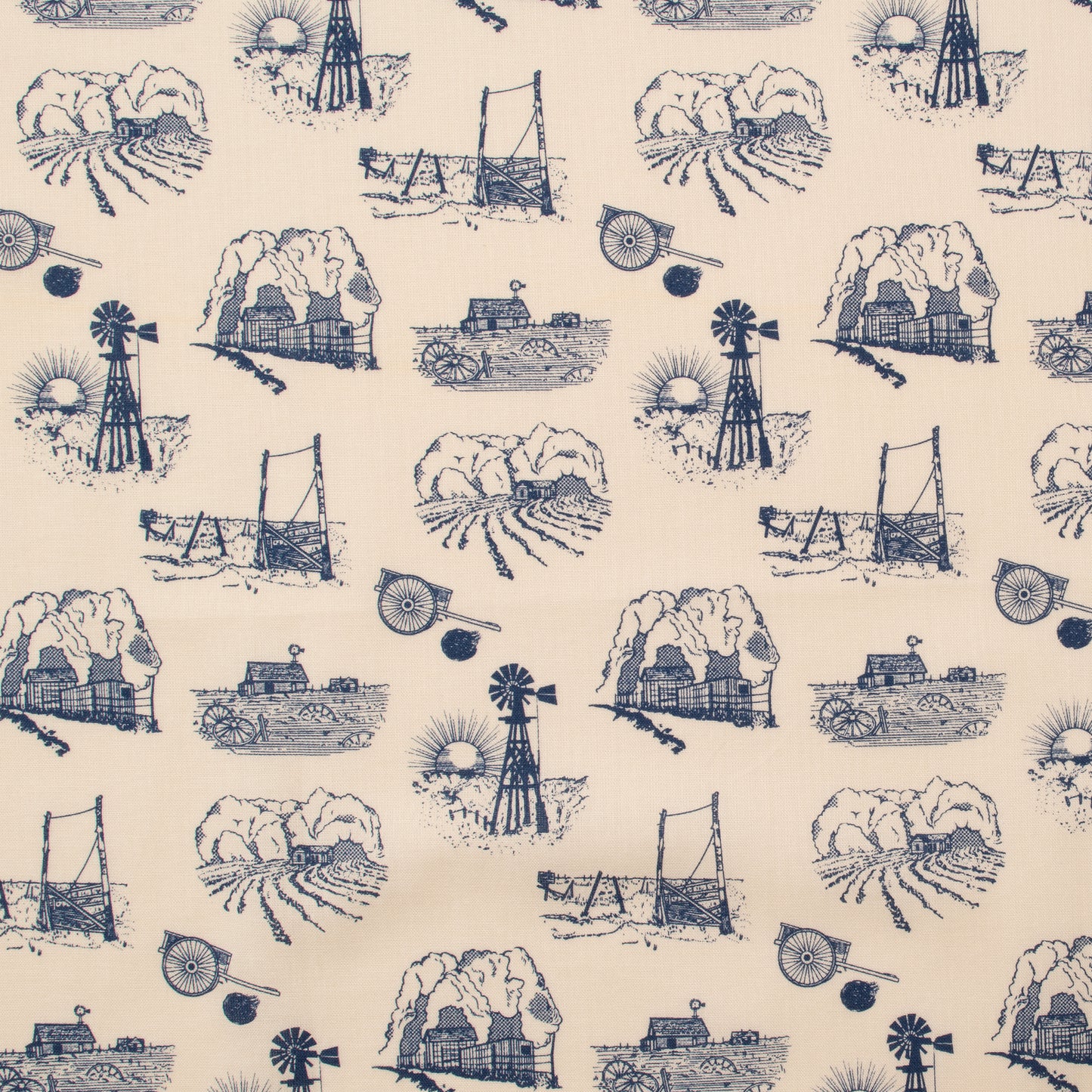 One Ear Brand_“Dust Bowl” Toile 70 x 70
