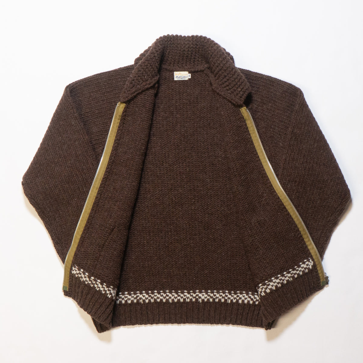 G&F Co._KNIT JACKET_BROWN