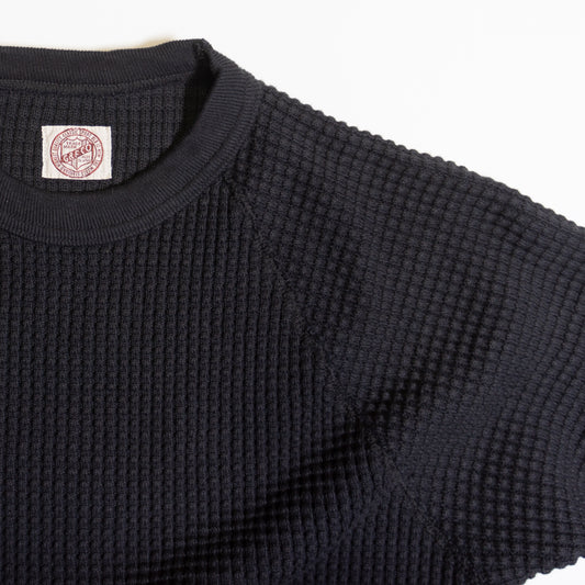 G&F Co._BONE WAFFLE TEE_INK BLACK
