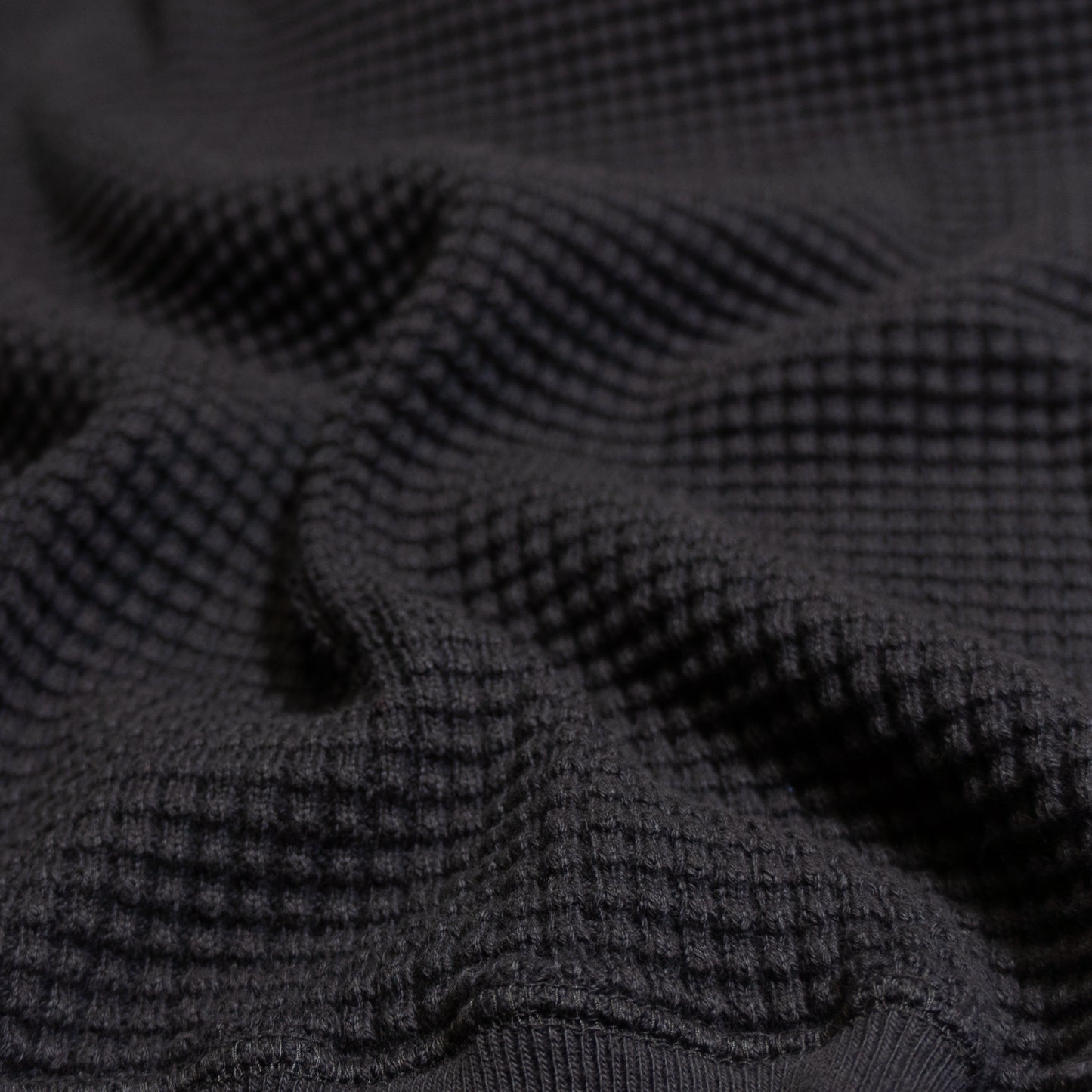 G&F Co._BONE WAFFLE TEE_INK BLACK