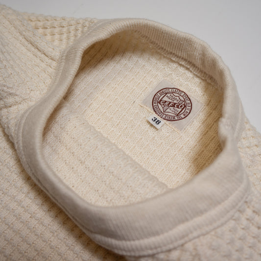 G&F Co._BONE WAFFLE L/S TEE_RAW