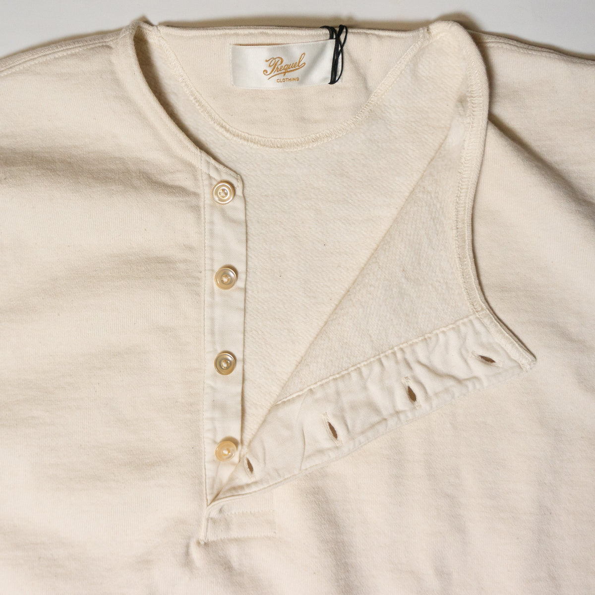 PREQUEL_C1001 Henley Sweatshirt(ヘンリースウェットシャツ)
