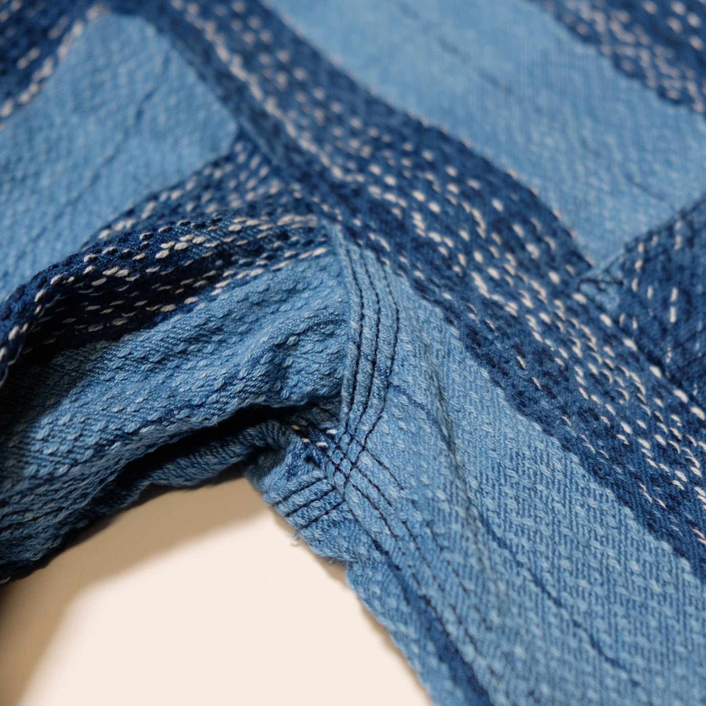 SAMURAIJEANS_SKN24-01_Rain-patterned flannel work shirt