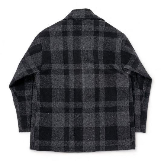 WORKERS_Prisoner Coat_Black × Gray Melton