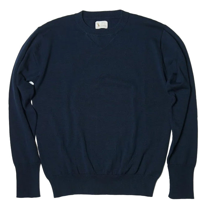 WORKERS_Organic Cotton Sweater,Navy