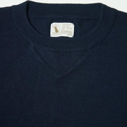 WORKERS_Organic Cotton Sweater,Navy