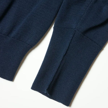 WORKERS_Organic Cotton Sweater,Navy