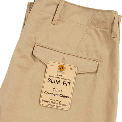 WORKERS_Officer Trousers_Slim Fit_Class 1_7.3oz Compact Chino