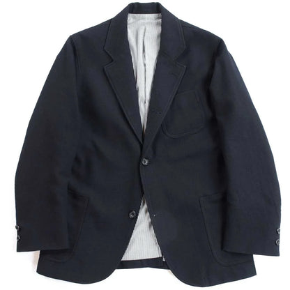 WORKERS Maple Leaf Jacket_Wool Cotton Serge_Navy