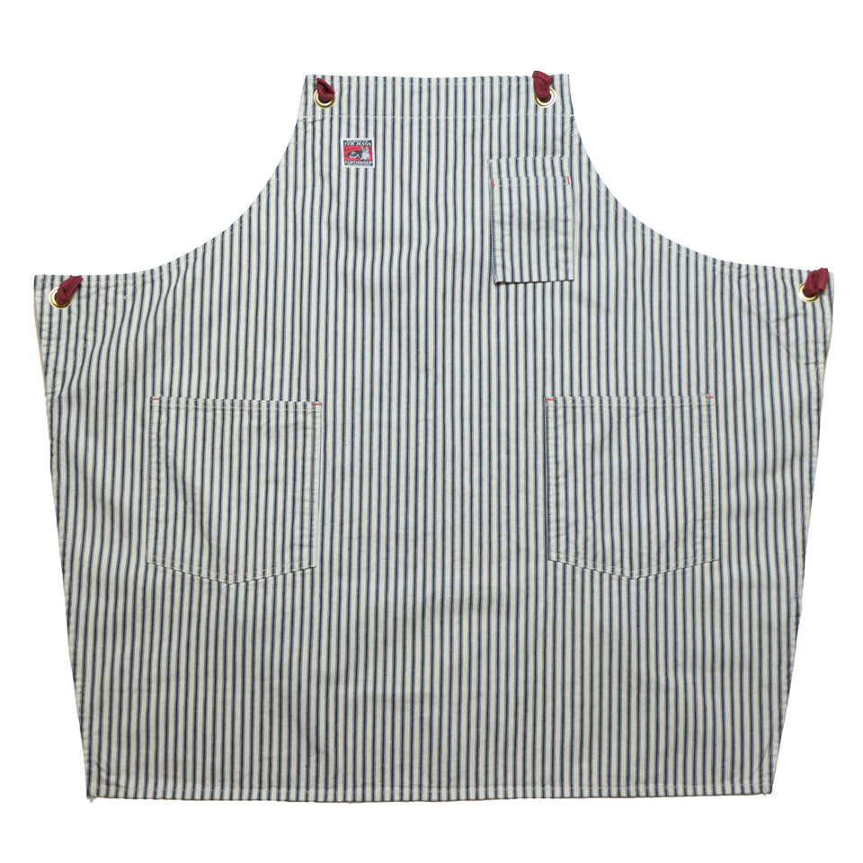 TCB Jeans_WORK APRON_White Stripe