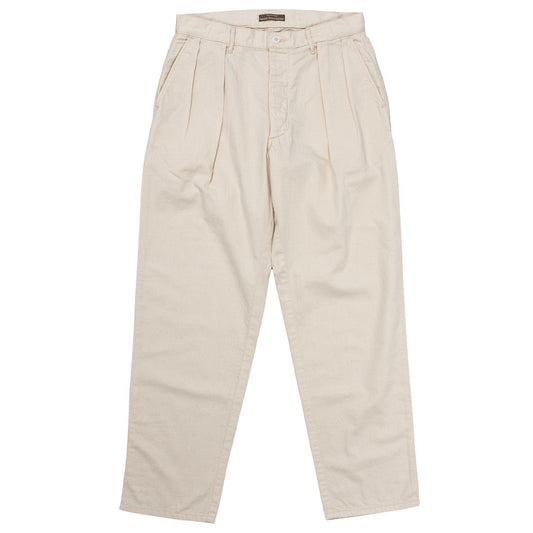 WORKERS_Officer Trousers RL Fit, White Denim