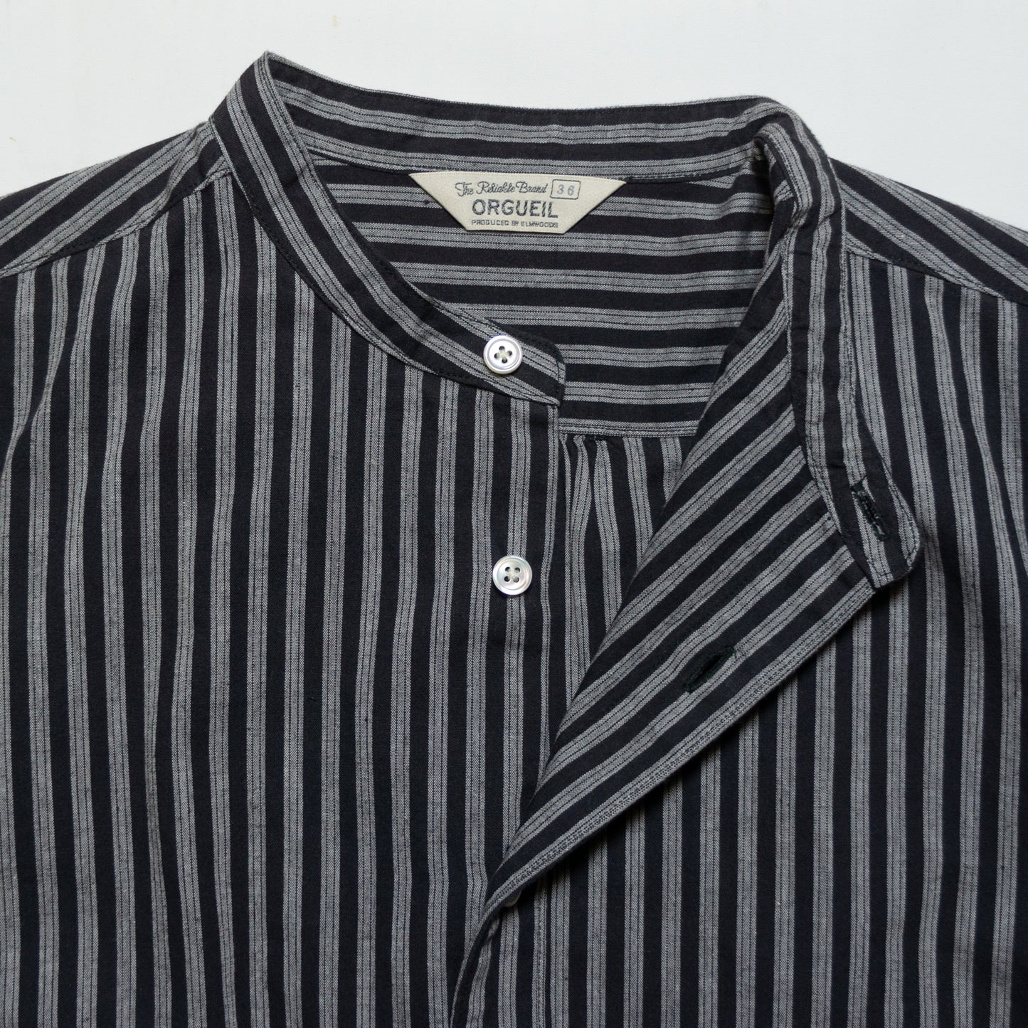 ORGUEIL_OR-5098_Grandad Collar Shirt