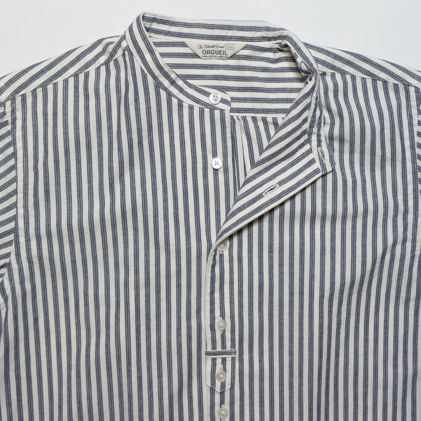 ORGUEIL_OR-5098_Grandad Collar Shirt