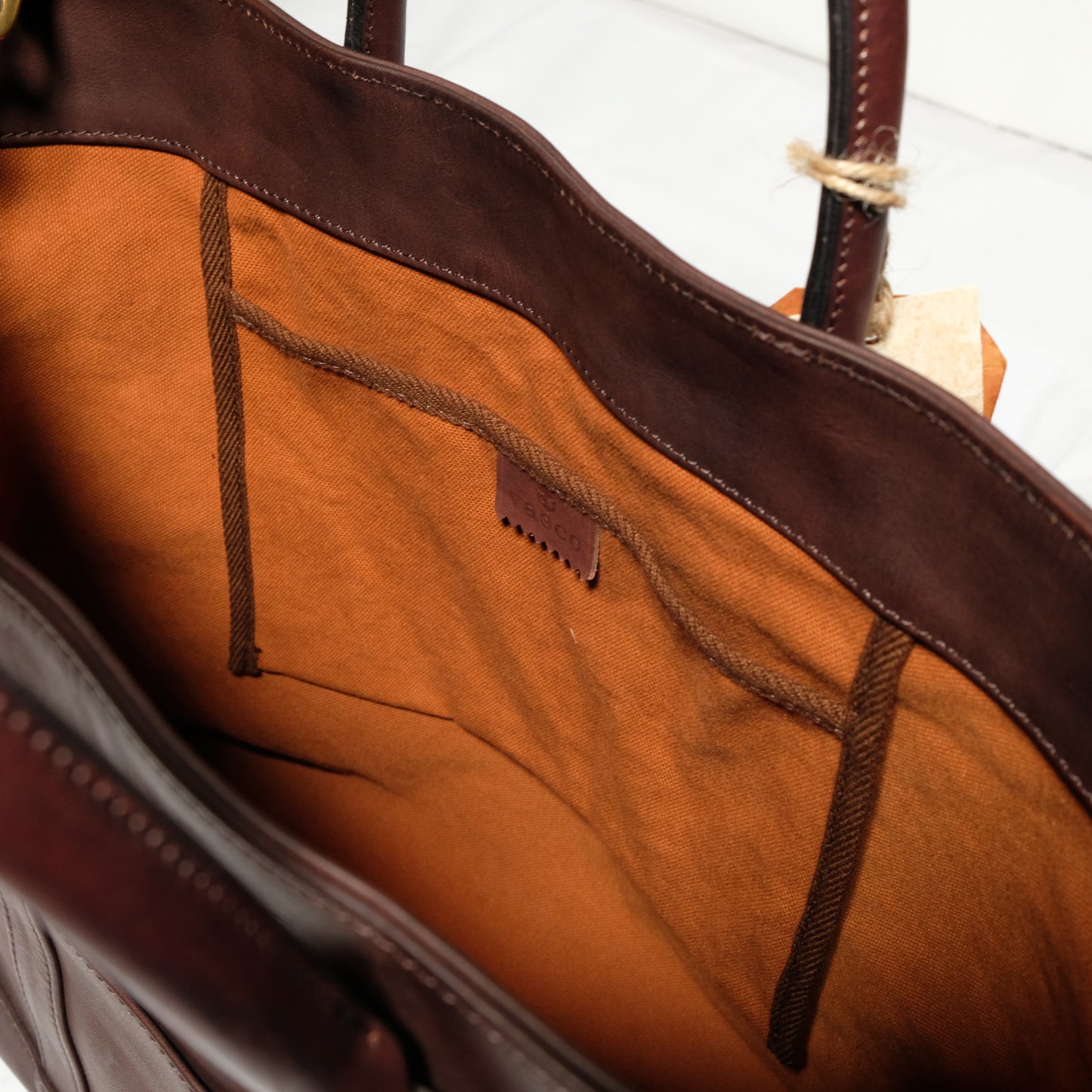 VASCO_LEATHER BOAT TOTE BAG