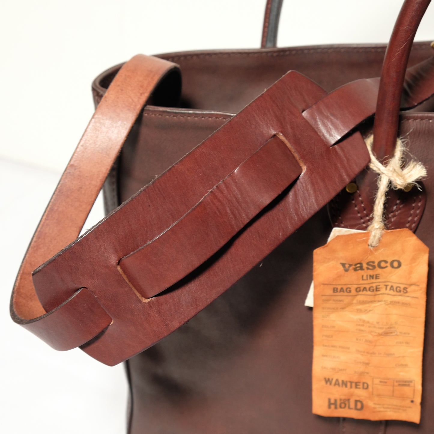 VASCO_LEATHER BOAT TOTE BAG