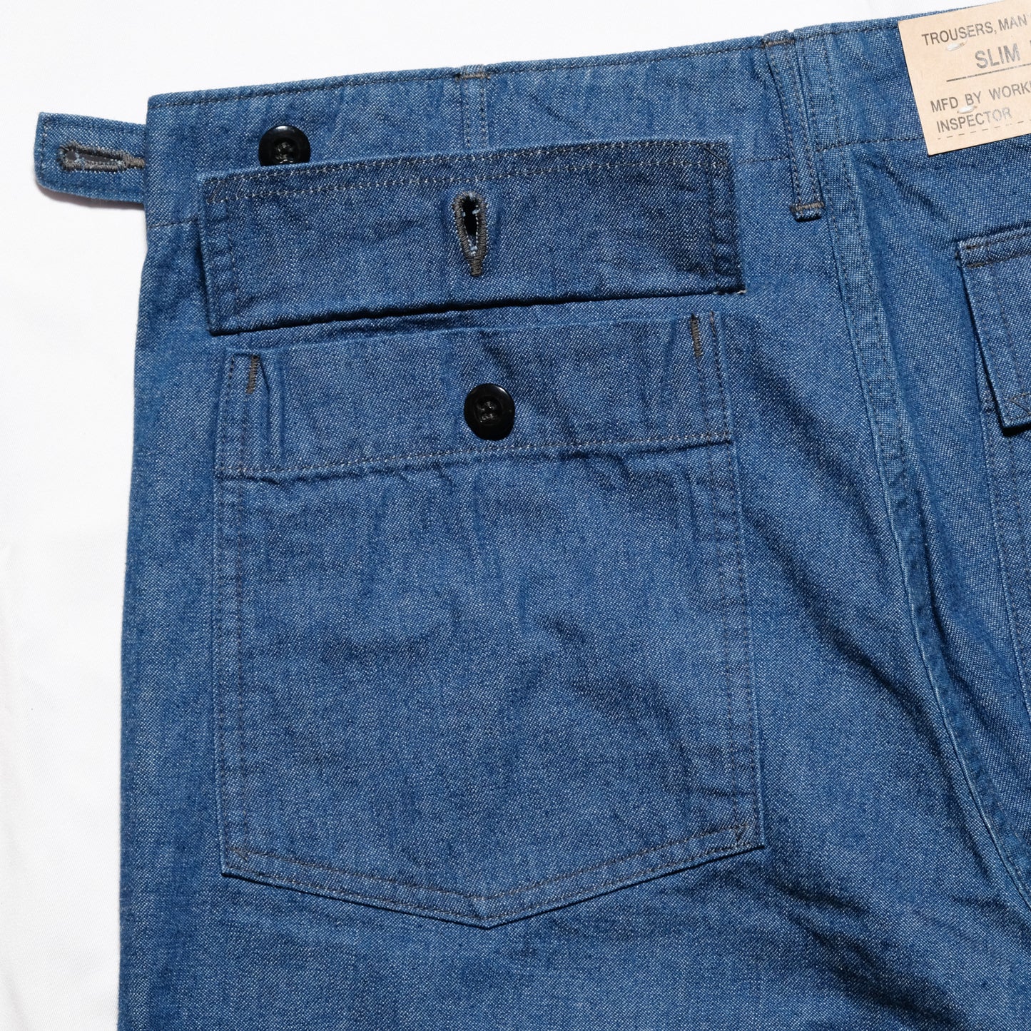 WORKERS_Baker Pants_Slim_10 oz Indigo Denim