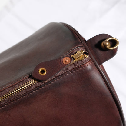 VASCO_LEATHER TRAVEL BOSTON BAG