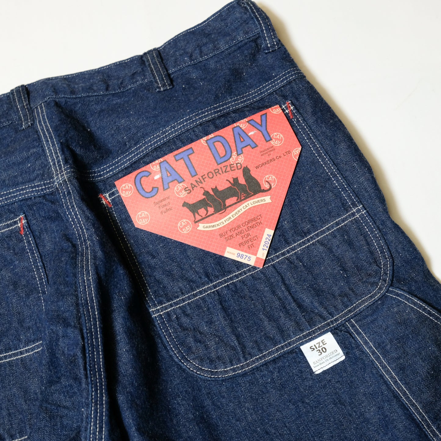 WORKERS_CAT DAY Painter Pants_9.5 oz Indigo Denim