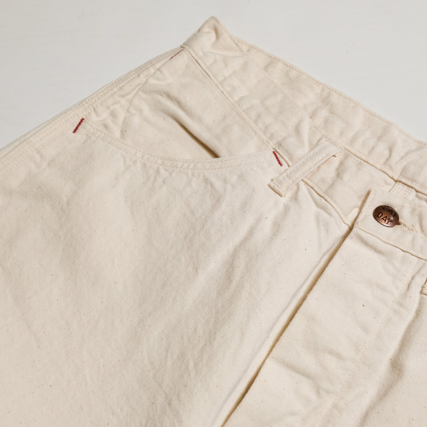 WORKERS_CAT DAY Painter Pants_10 oz White Denim