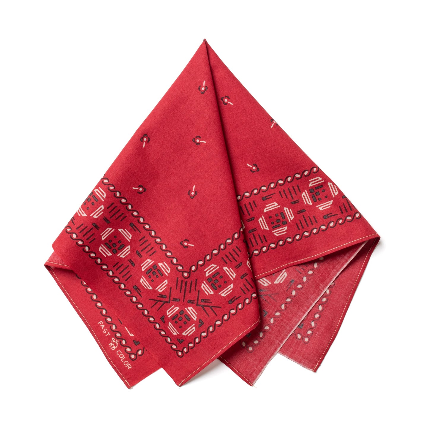 One Ear Brand "Jomon" 50 x 50 Red
