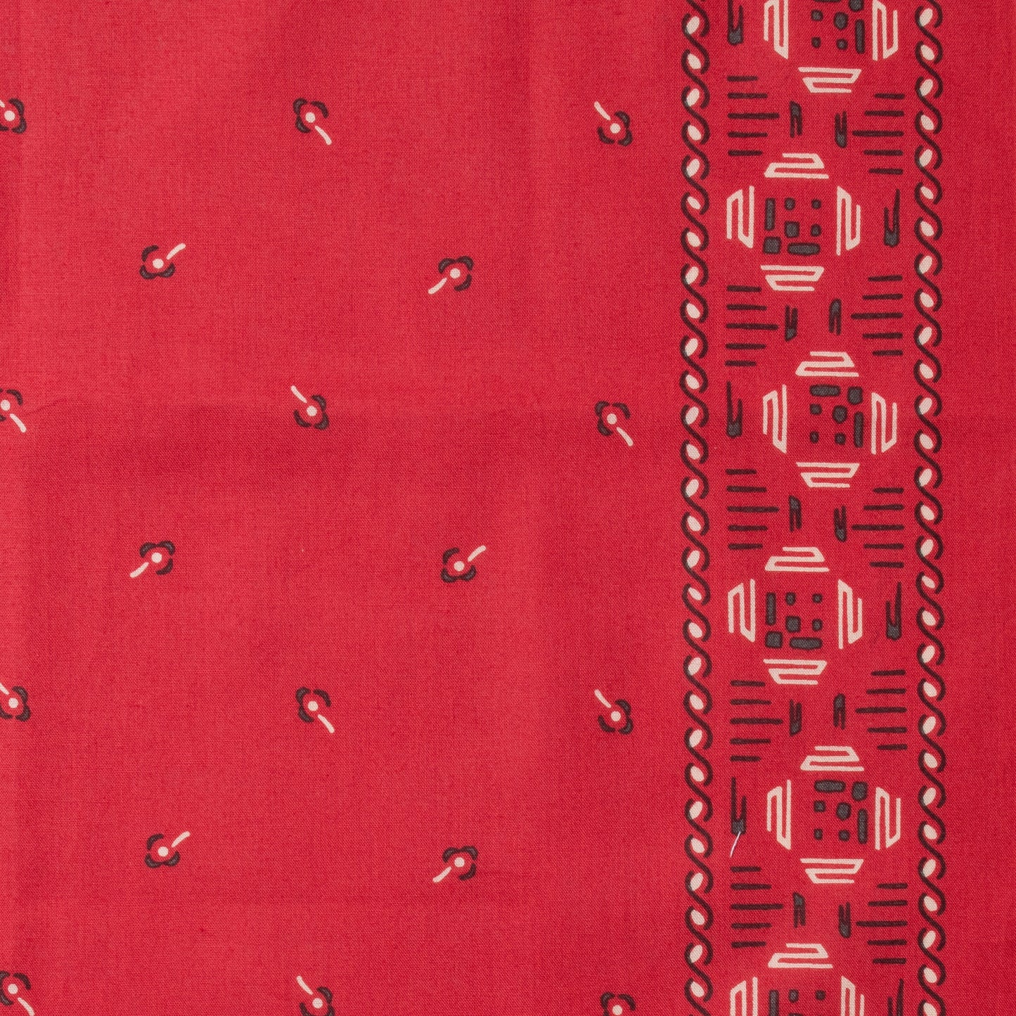One Ear Brand "Jomon" 50 x 50 Red