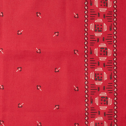 One Ear Brand "Jomon" 50 x 50 Red