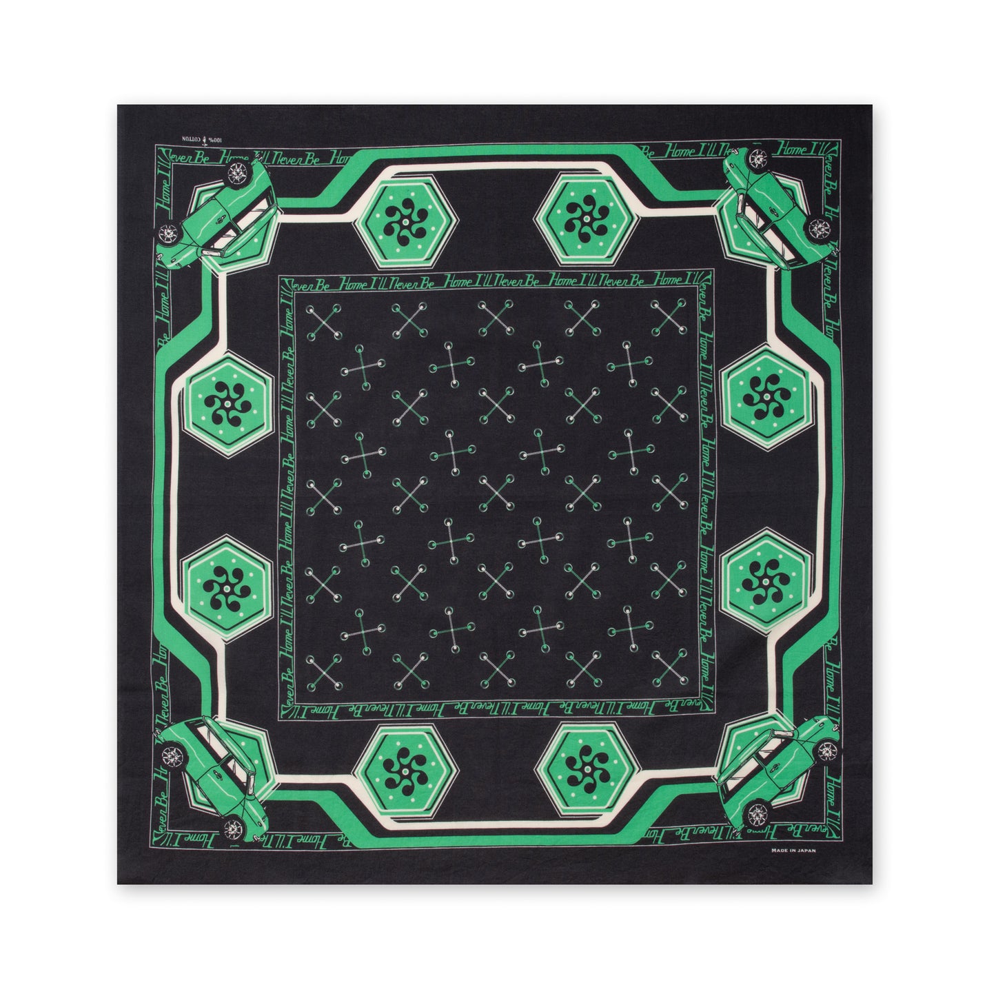One Ear Brand_“Emerald” Midori 70 x 70