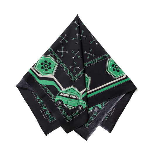 One Ear Brand_“Emerald” Green 70 x 70