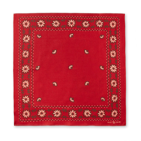 One Ear Brand_“Edelweiss” 50 x 50 Red