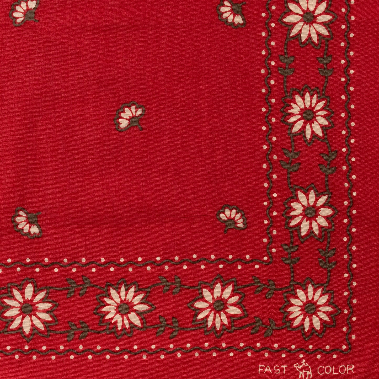 One Ear Brand_“Edelweiss” 50 x 50 Red