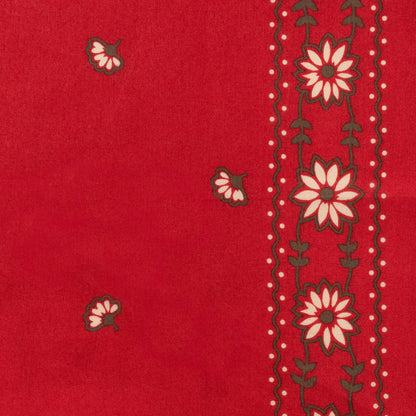 One Ear Brand_“Edelweiss” 50 x 50 Red