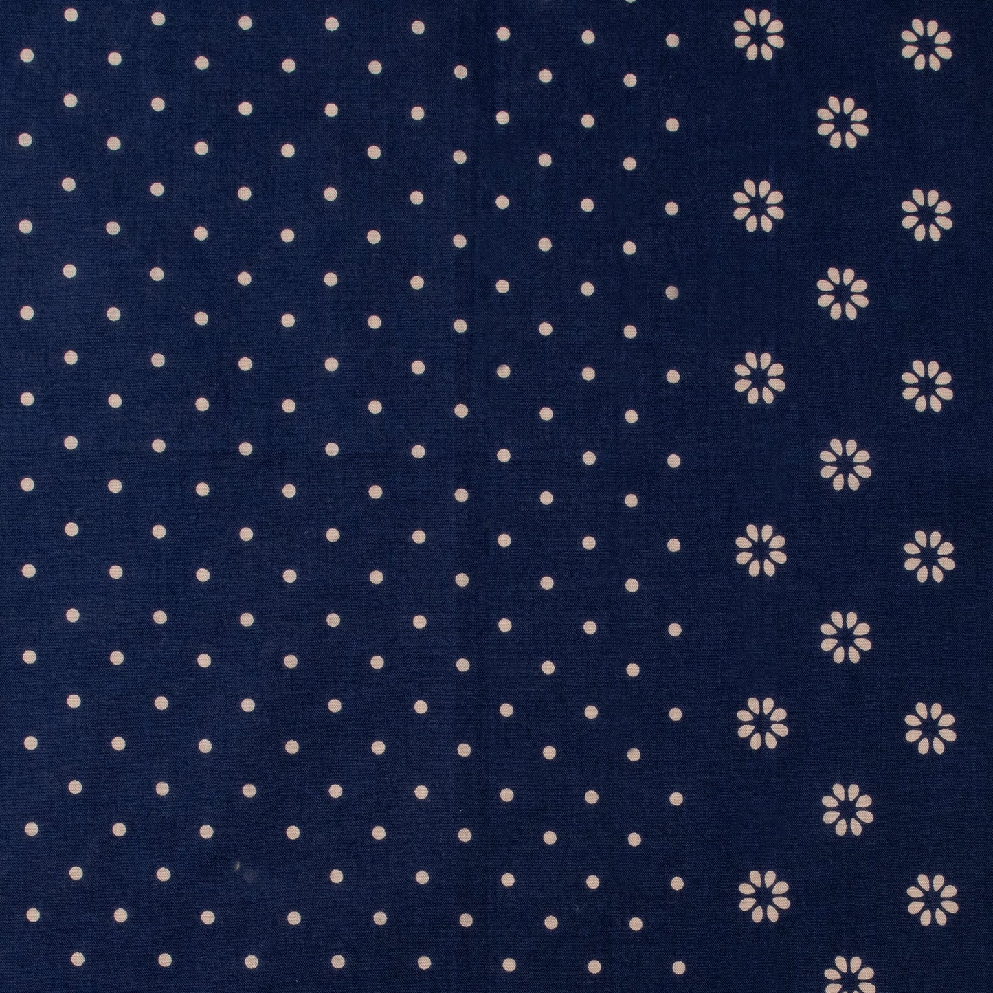 One Ear Brand_"Daisy" 50 x 50 Navy