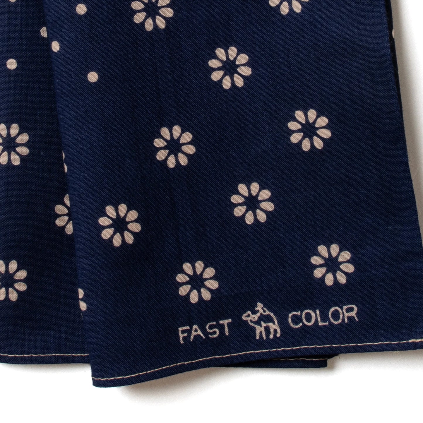 One Ear Brand_"Daisy" 50 x 50 Navy
