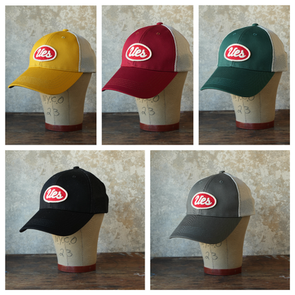 UES_82MC_Color Mesh Cap_UES/RED Patch