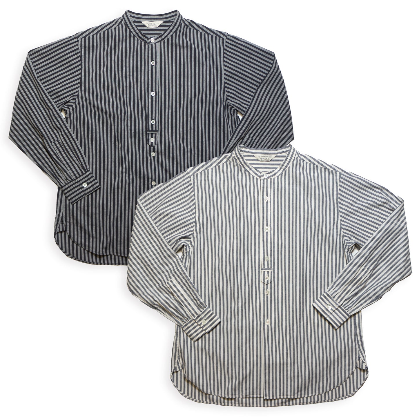 ORGUEIL_OR-5098_Grandad Collar Shirt