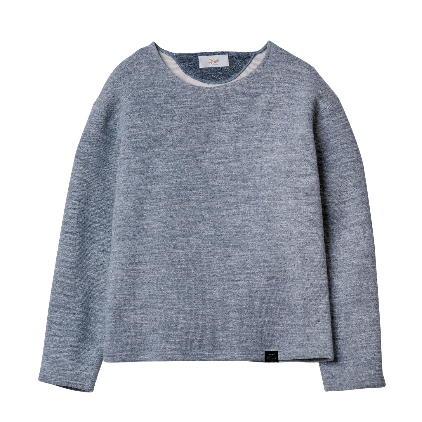 PREQUEL_C1003 Ribbed Sweatshirtリブスウェットシャツ_Gray