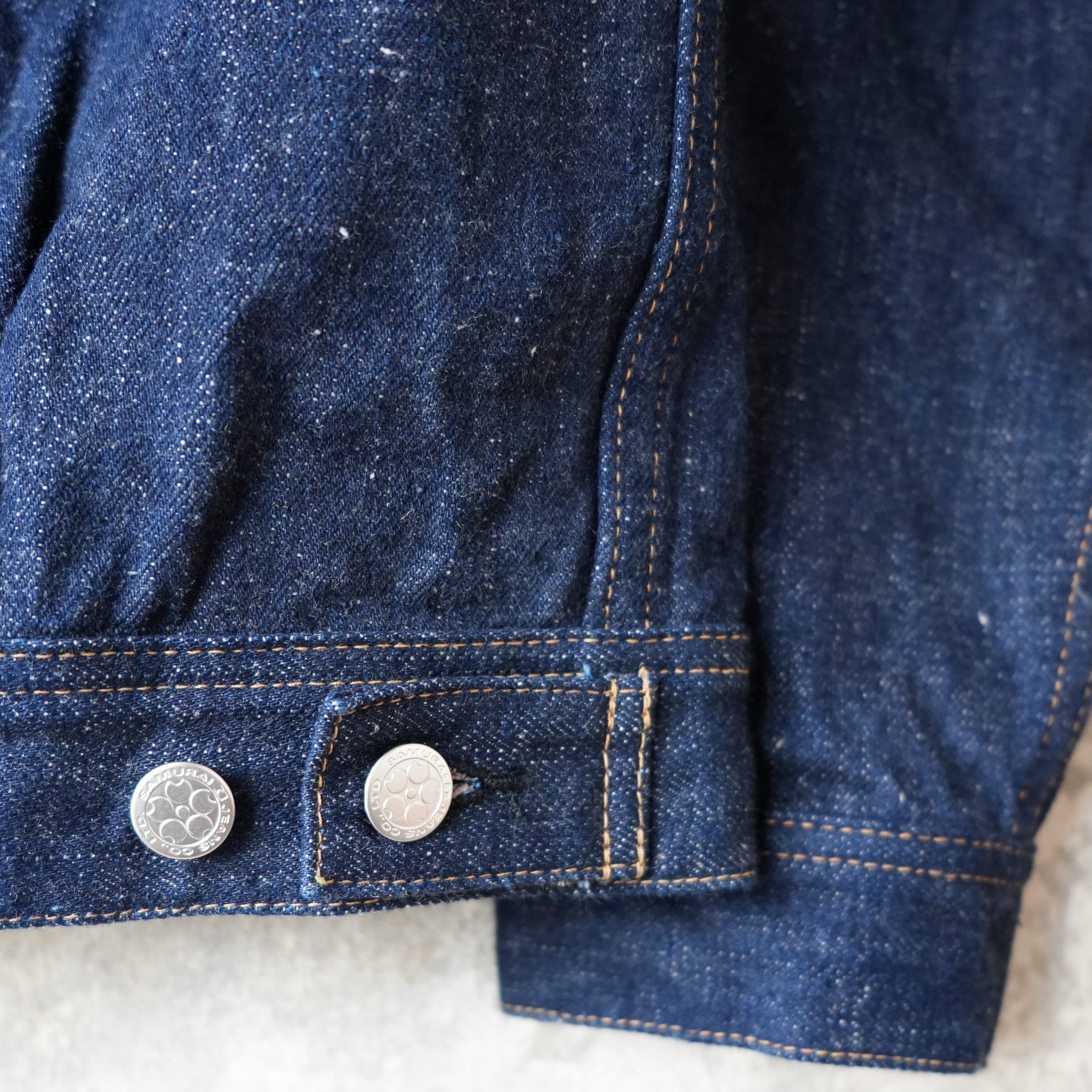 SAMURAIJEANS_S101AX-SAKURA_藍+桜Gジャン – JeansShopSpiral