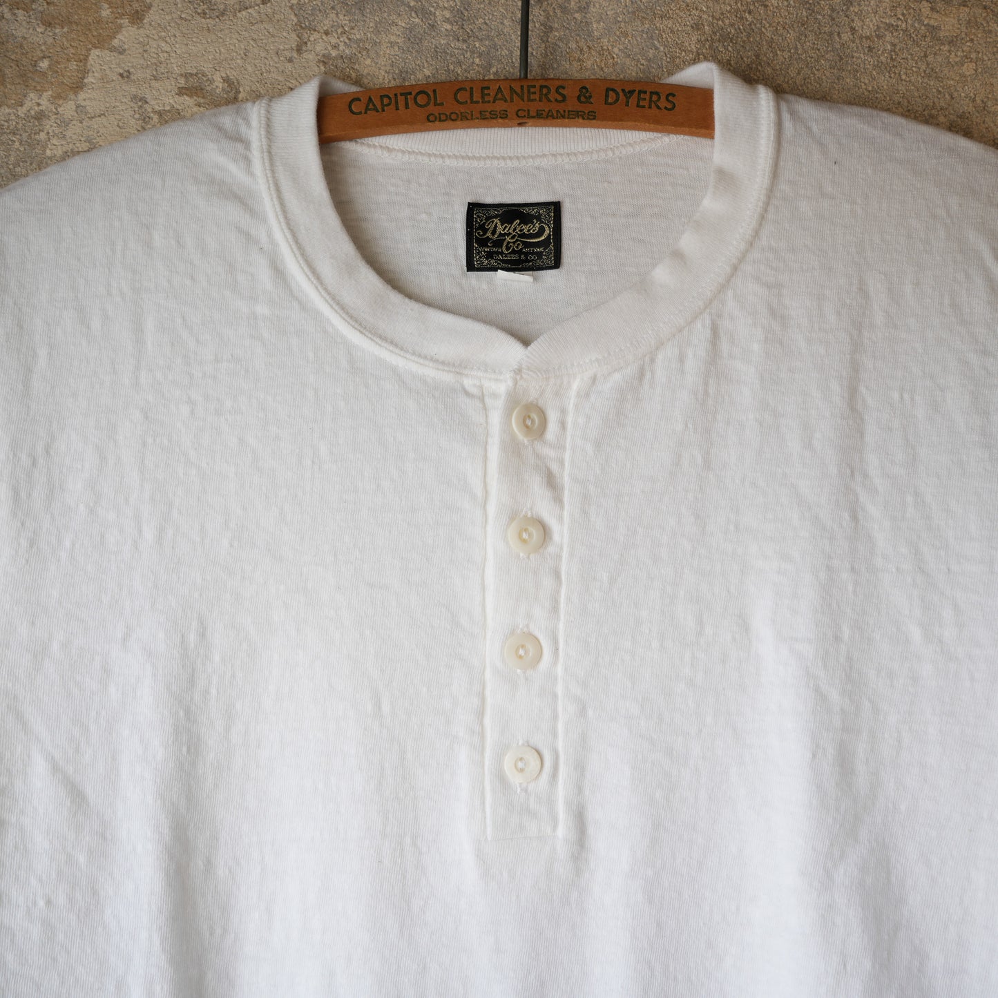 DALEE'S＆CO_Spinner.L_WORKER HENLEY NECK_White