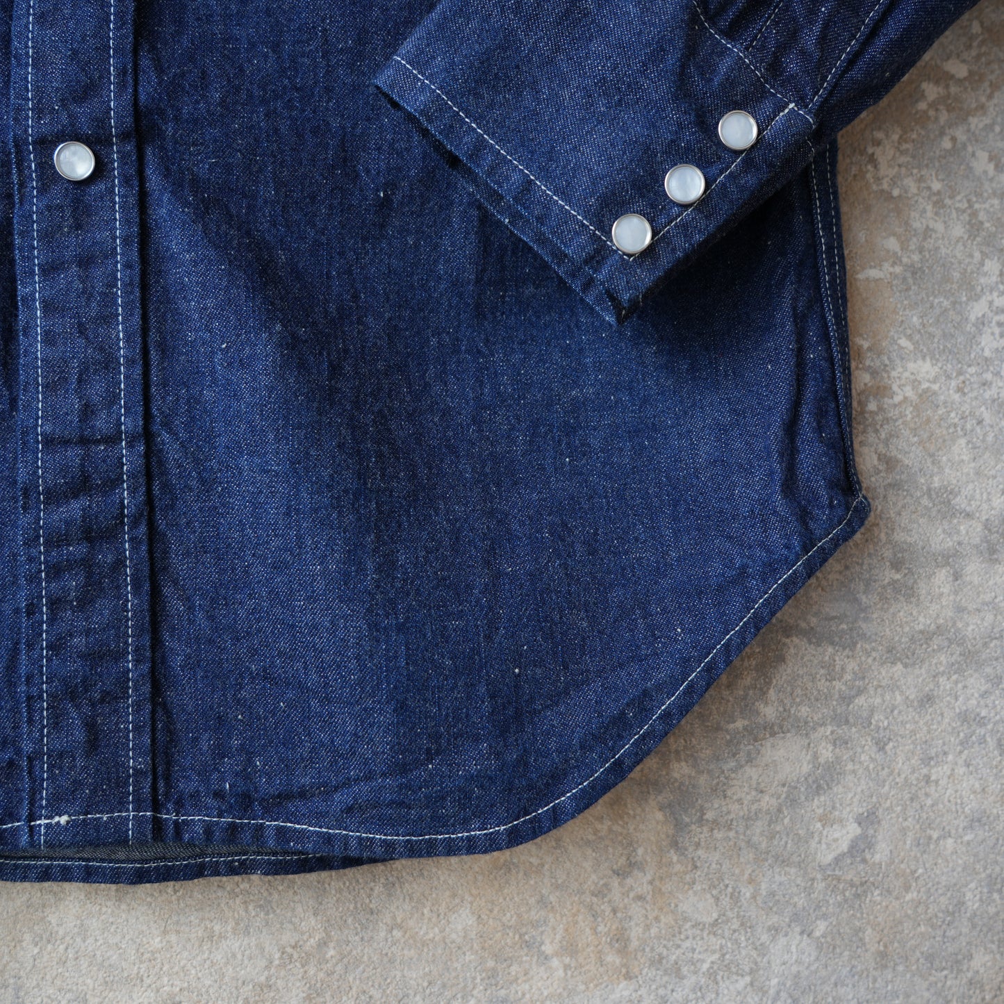 WORKERS_Cats Family Western Shirt_9.5 oz Indigo Denim_OW