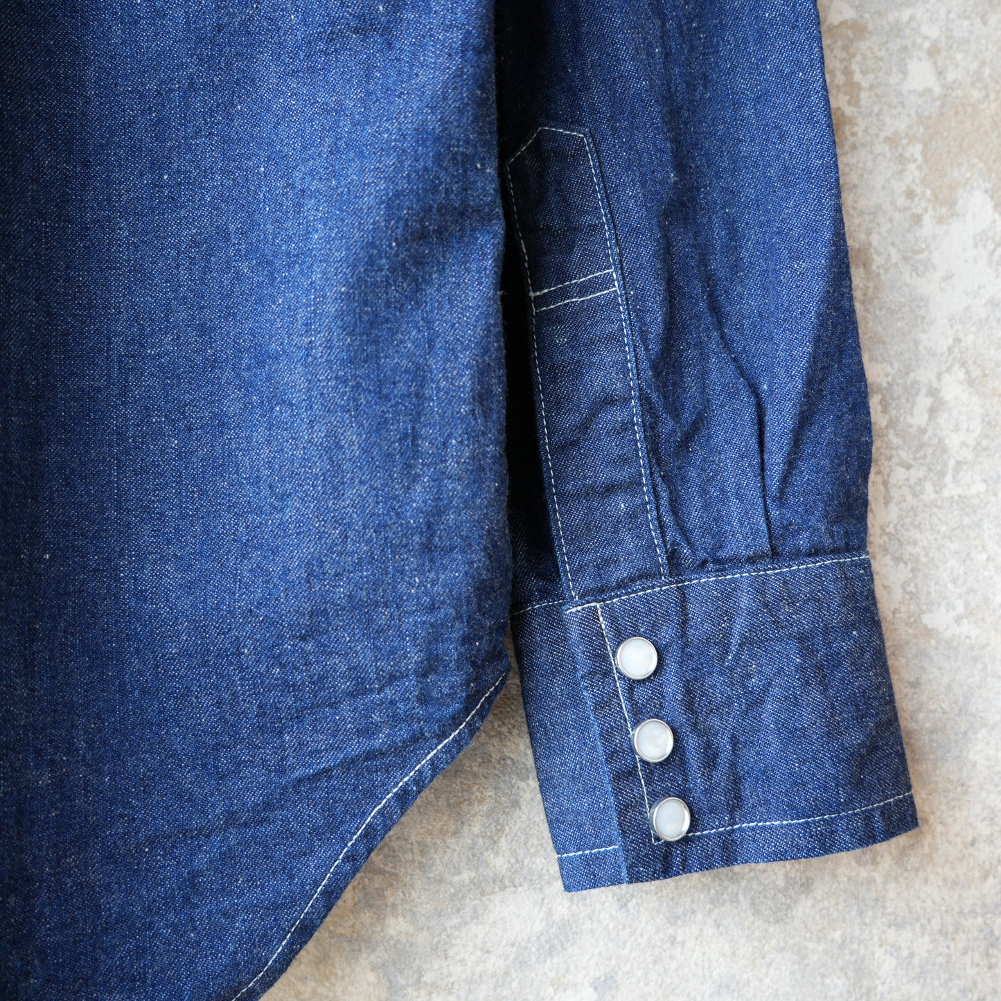 WORKERS_Cats Family Western Shirt_9.5 oz Indigo Denim_OW